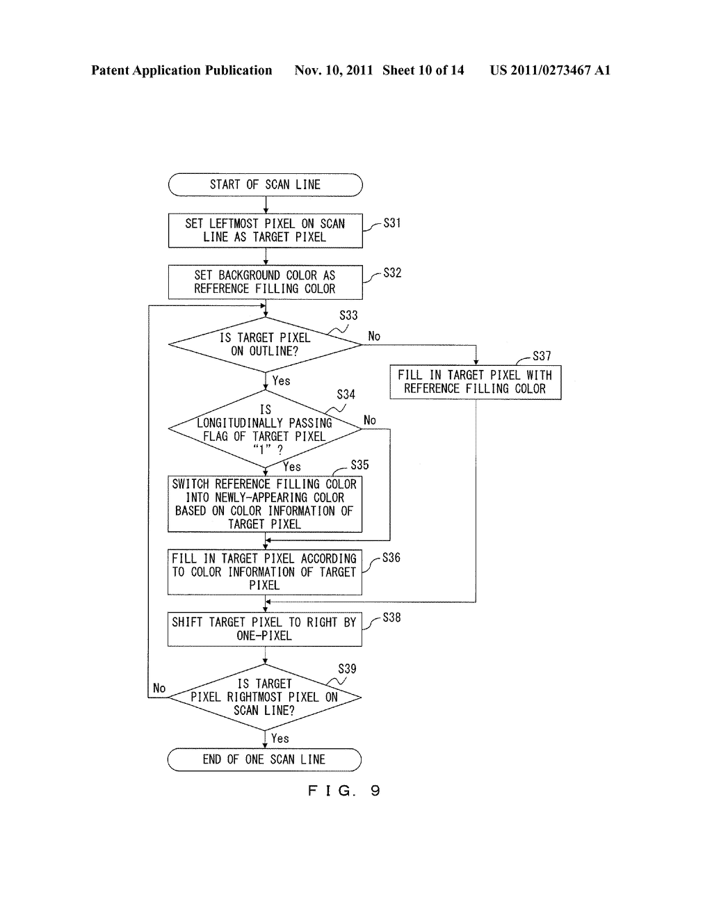 DEVICE AND METHOD FOR MULTICOLOR VECTOR IMAGE PROCESSING - diagram, schematic, and image 11