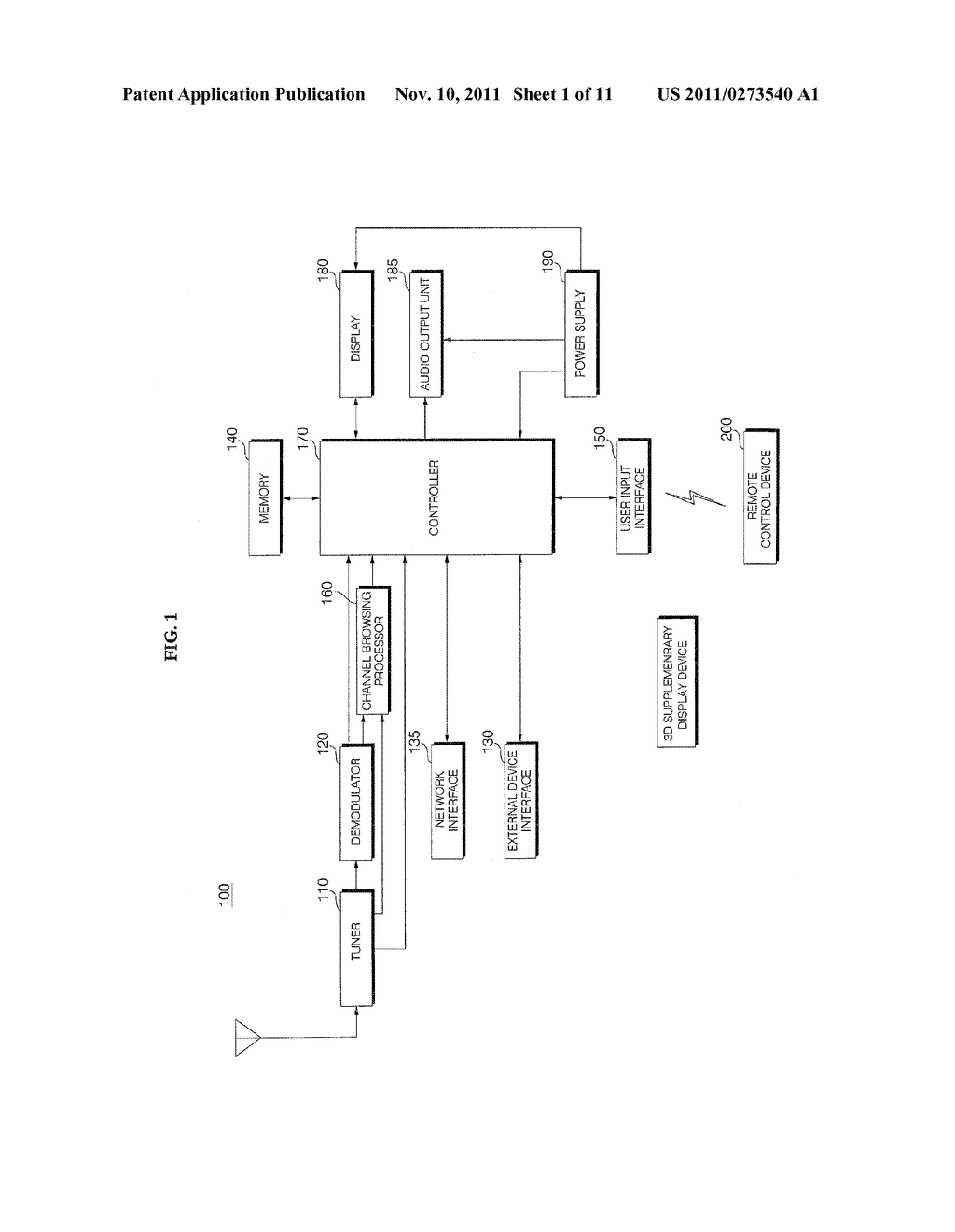 METHOD FOR OPERATING AN IMAGE DISPLAY APPARATUS AND AN IMAGE DISPLAY     APPARATUS - diagram, schematic, and image 02