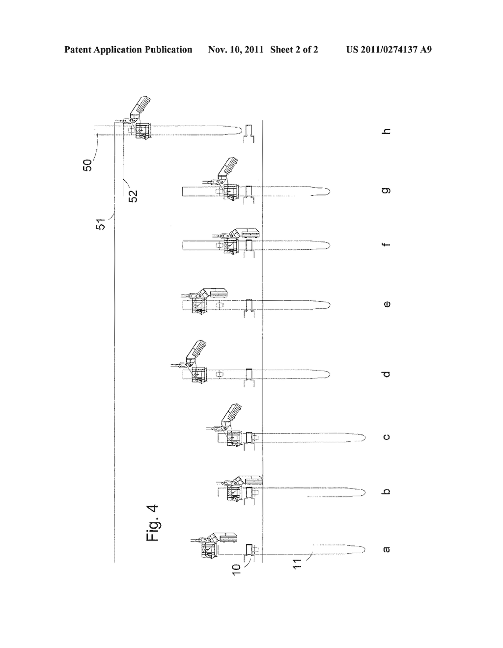 Lateral hoist for electrode columns of electric arc melting furnaces - diagram, schematic, and image 03