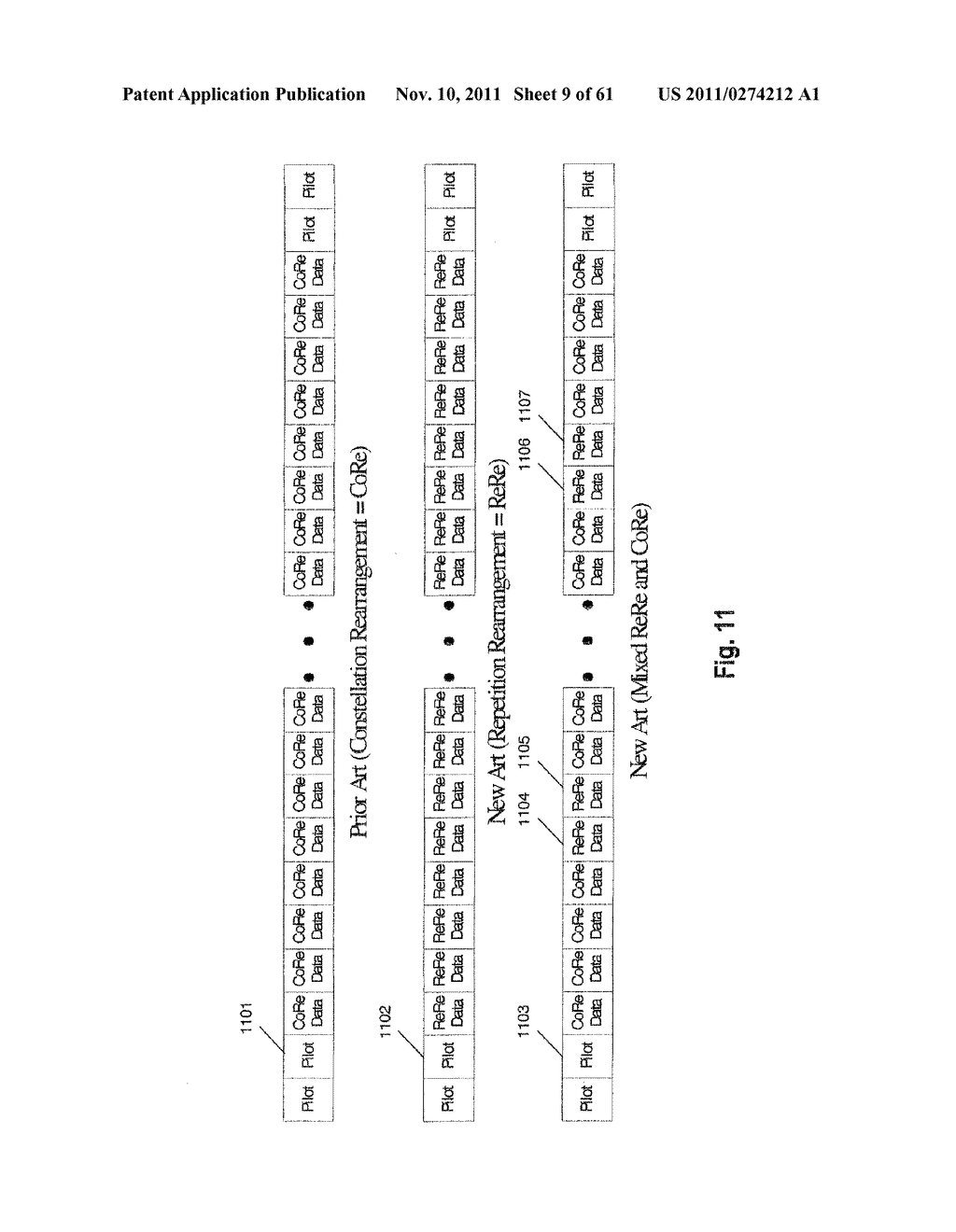 METHOD AND APPARATUS FOR TRANSMITTING DATA IN A DIGITAL COMMUNICATION     SYSTEM, AND COMPUTER-READABLE STORAGE MEDIUM RELATING THERETO - diagram, schematic, and image 10