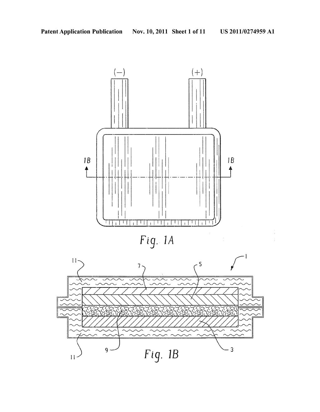 Flexible Thin Printed Battery and Device and Method of Manufacturing Same - diagram, schematic, and image 02