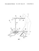 GOLF ALIGNMENT AND POSTURE TRAINING DEVICE diagram and image