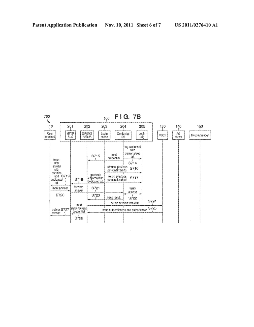 Apparatus and Method for Advertising during Login Process - diagram, schematic, and image 07