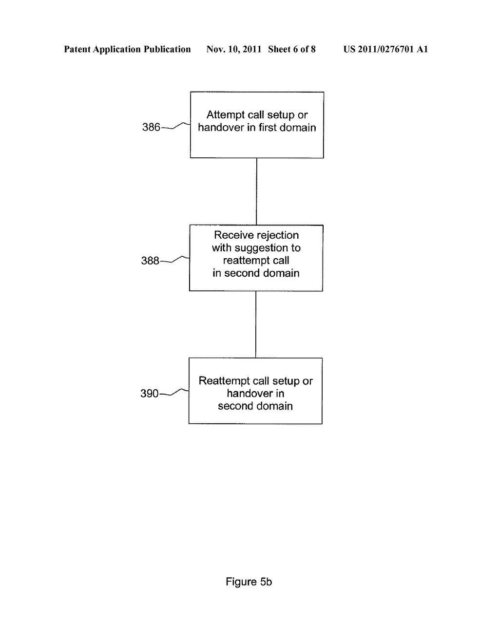 System and Method to Trigger a Mobile Device in Different Domains Based on     Unsuccessful Initialization or Handover - diagram, schematic, and image 07