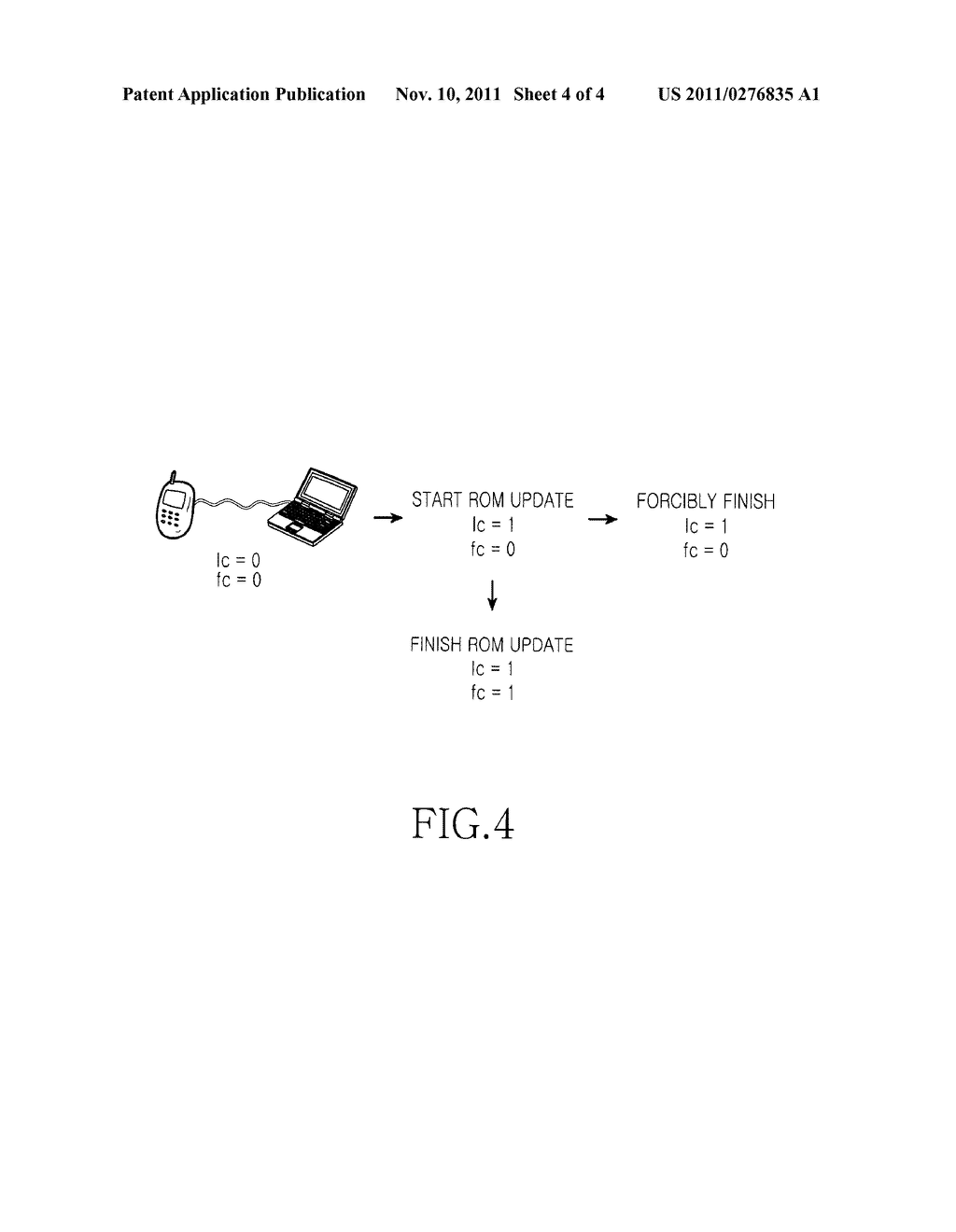 APPARATUS AND METHOD FOR PREVENTING ABNORMAL ROM UPDATE IN PORTABLE     TERMINAL - diagram, schematic, and image 05
