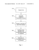 METHOD AND A SYSTEM FOR EMBEDDING TEXTUAL FORENSIC INFORMATION diagram and image