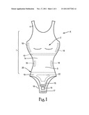 Woman s bullet resistant undergarment diagram and image