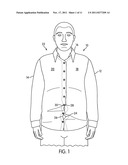 Garment With Interstitial Fastener diagram and image