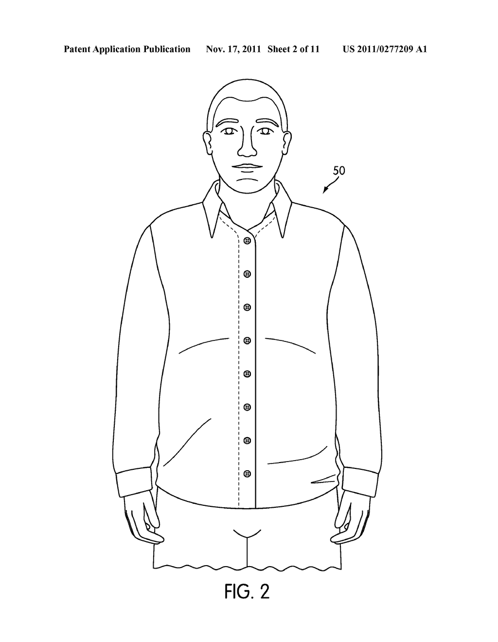 Garment With Interstitial Fastener - diagram, schematic, and image 03