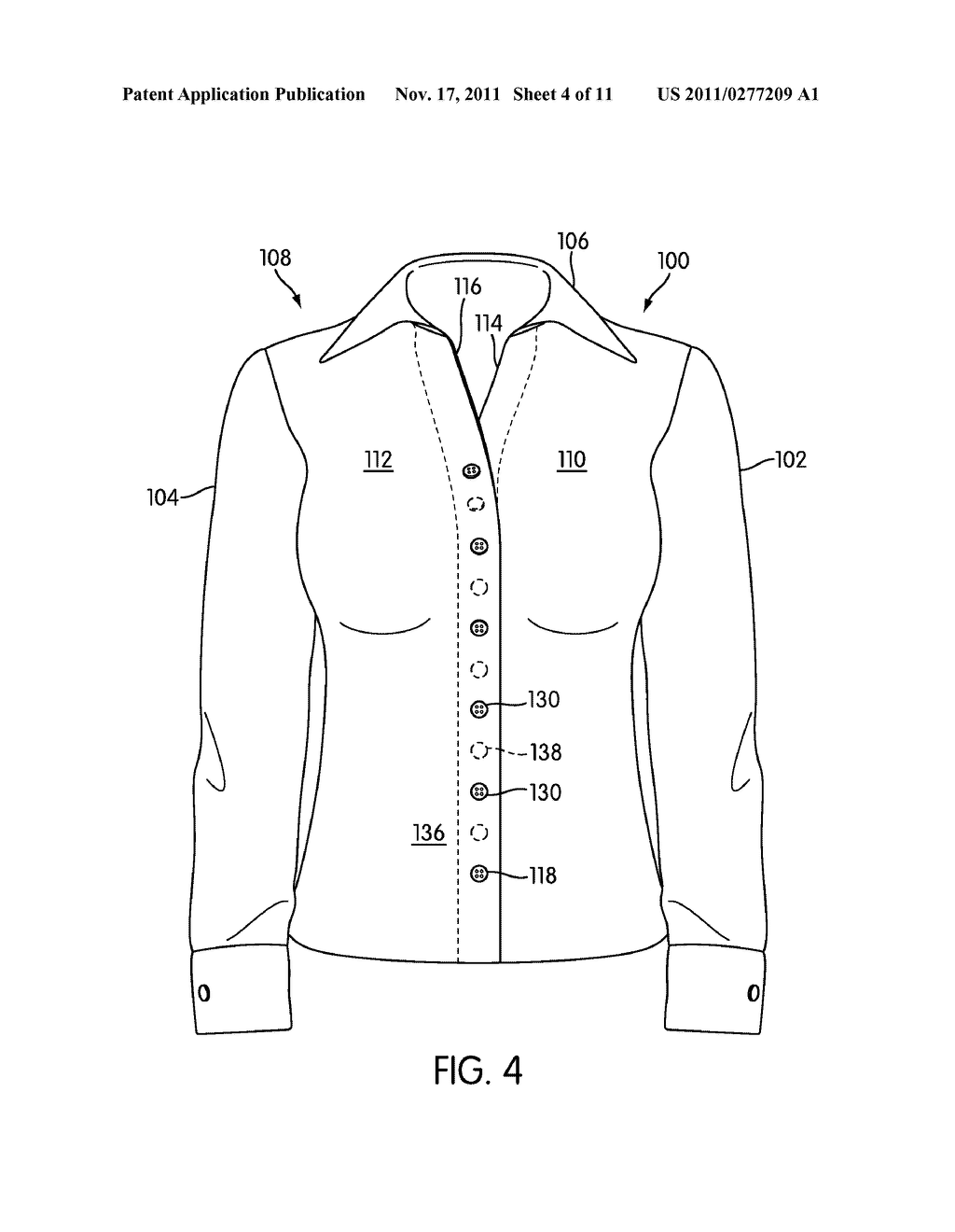 Garment With Interstitial Fastener - diagram, schematic, and image 05