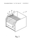 Quick heating quartz toaster diagram and image