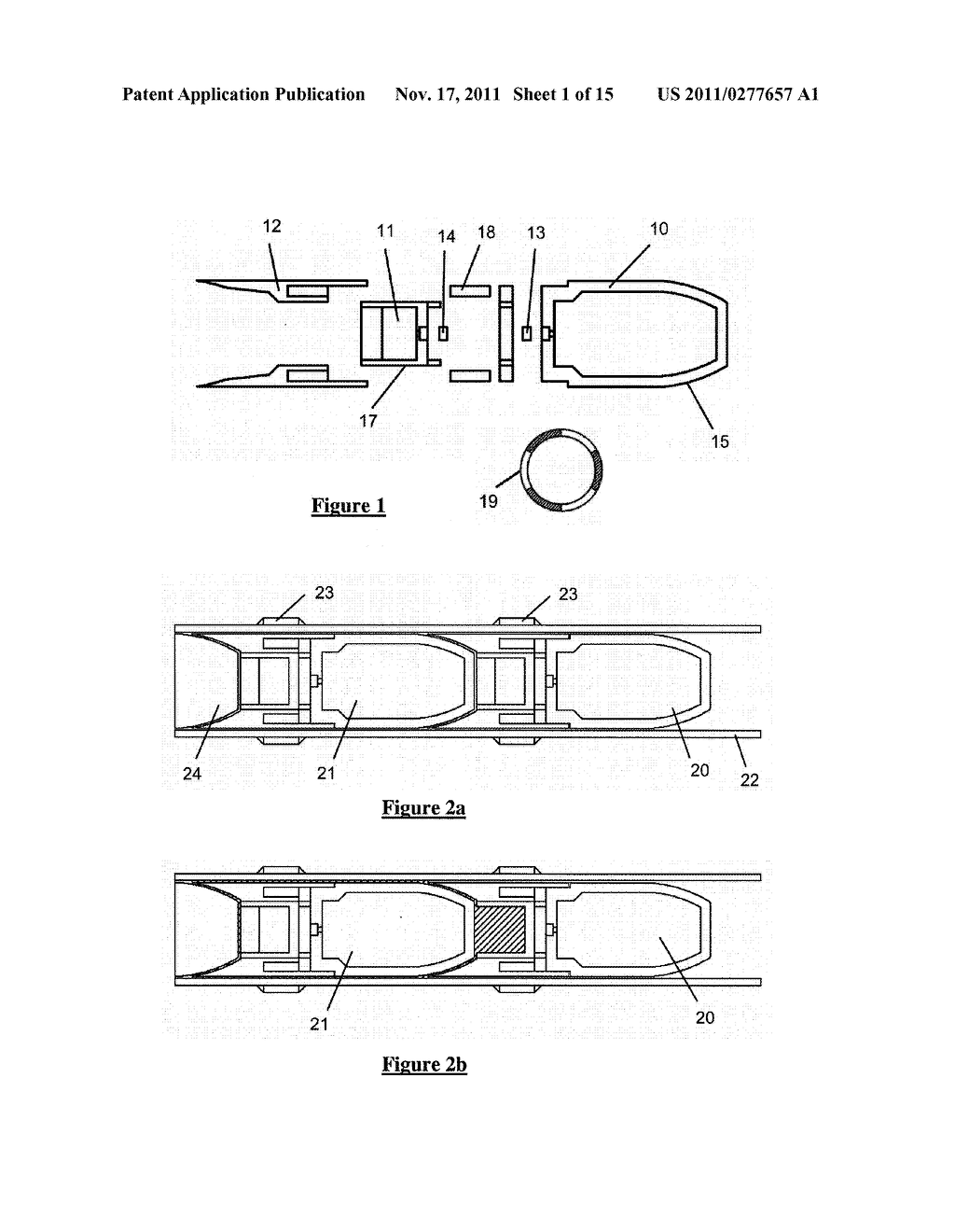 Projectile for Use in a Barrel with a Plurality of Stacked Projectiles - diagram, schematic, and image 02