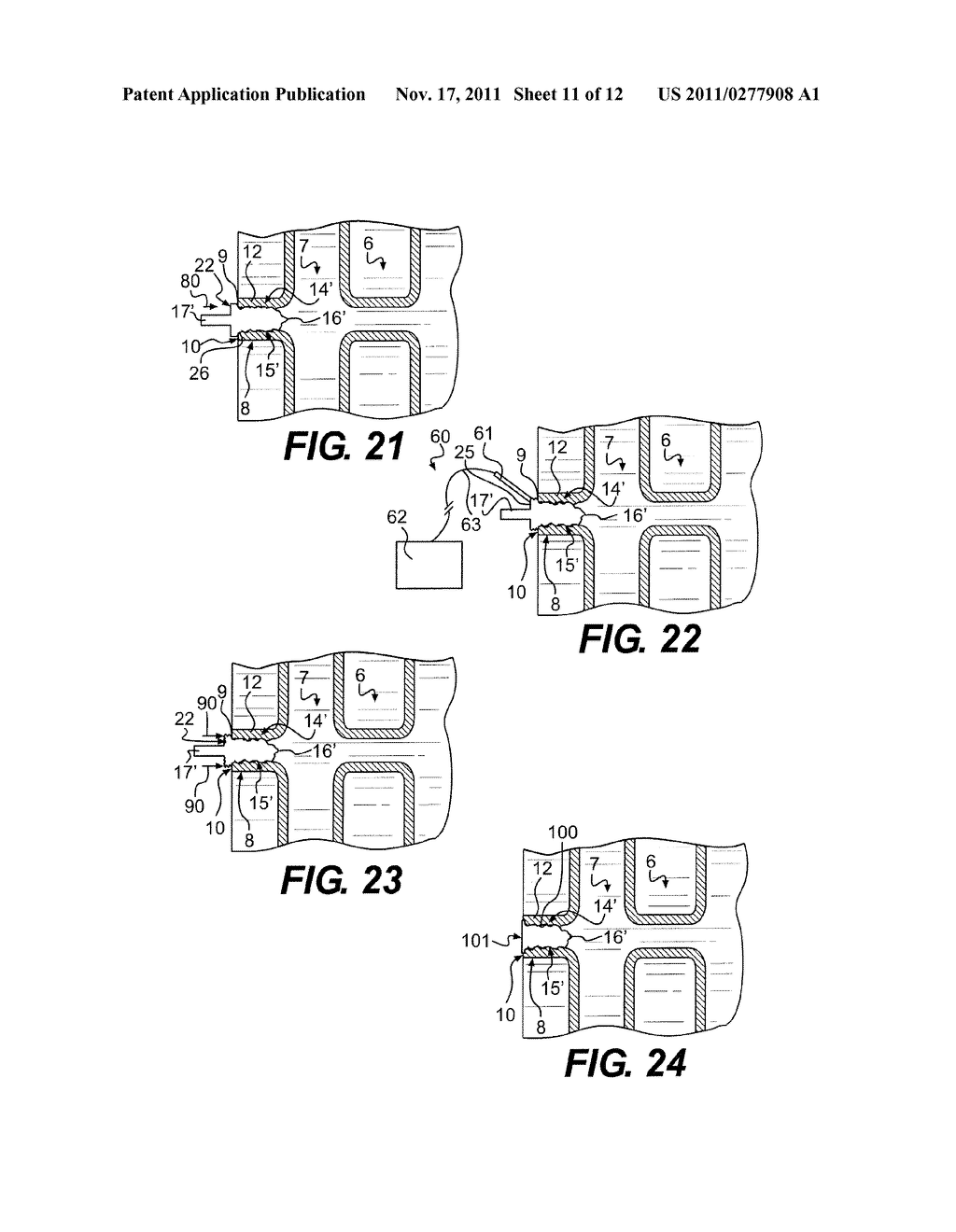 APPARATUS AND METHOD FOR SEALING A VENTILATION CHANNEL OF A PIPE - diagram, schematic, and image 12