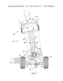 STEERING SYSTEM FOR THREE-WHEEL RIDE-ON LAWNCARE APPARATUS diagram and image