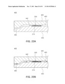 CASE OF ELECTRONIC DEVICE HAVING LOW FREQUENCY ANTENNA PATTERN EMBEDDED     THEREIN, MOLD THEREFOR AND METHOD OF MANUFACTURING THEREOF diagram and image