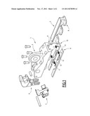 SYSTEM FOR FASTENING A SEAT IN AN AIRCRAFT RAIL diagram and image