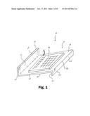 Reversible Keyboard Support diagram and image