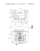 Device for emitting a first beam of high-energy photons and a second beam     of lower-energy photons, and associated method and measuring unit diagram and image