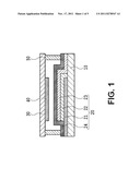 ORGANIC EL DEVICE AND METHOD OF MANUFACTURING SAME diagram and image