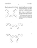 MATERIAL FOR ORGANIC ELECTROLUMINESCENT DEVICE AND ORGANIC     ELECTROLUMINESCENT DEVICE USING SAME diagram and image