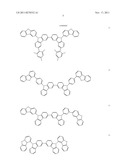 MATERIAL FOR ORGANIC ELECTROLUMINESCENT DEVICE AND ORGANIC     ELECTROLUMINESCENT DEVICE USING SAME diagram and image