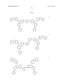 MATERIAL FOR ORGANIC ELECTROLUMINESCENT DEVICE AND ORGANIC     ELECTROLUMINESCENT DEVICE USING SAME diagram and image