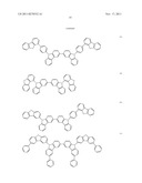 MATERIAL FOR ORGANIC ELECTROLUMINESCENT DEVICE AND ORGANIC     ELECTROLUMINESCENT DEVICE USING SAME diagram and image