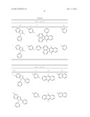 MATERIAL FOR ORGANIC ELECTROLUMINESCENT DEVICE AND ORGANIC     ELECTROLUMINESCENT DEVICE USING SAME diagram and image