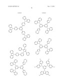 MATERIAL FOR ORGANIC ELECTROLUMINESCENT DEVICE AND ORGANIC     ELECTROLUMINESCENT DEVICE USING SAME diagram and image