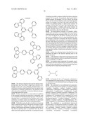 MATERIAL FOR ORGANIC ELECTROLUMINESCENT DEVICE AND ORGANIC     ELECTROLUMINESCENT DEVICE USING SAME diagram and image