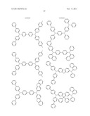 MATERIAL FOR ORGANIC ELECTROLUMINESCENT DEVICE AND ORGANIC     ELECTROLUMINESCENT DEVICE USING SAME diagram and image