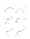 BISCARBAZOLE DERIVATIVE, MATERIAL FOR ORGANIC ELECTROLUMINESCENCE DEVICE     AND ORGANIC ELECTROLUMINESCENCE DEVICE USING THE SAME diagram and image