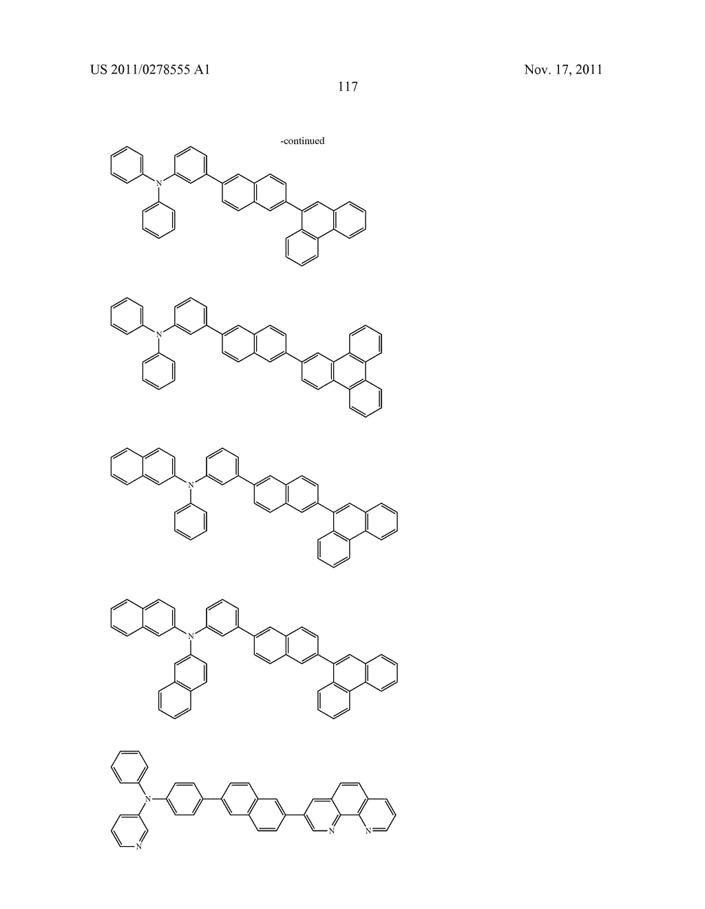 BISCARBAZOLE DERIVATIVE, MATERIAL FOR ORGANIC ELECTROLUMINESCENCE DEVICE     AND ORGANIC ELECTROLUMINESCENCE DEVICE USING THE SAME - diagram, schematic, and image 119