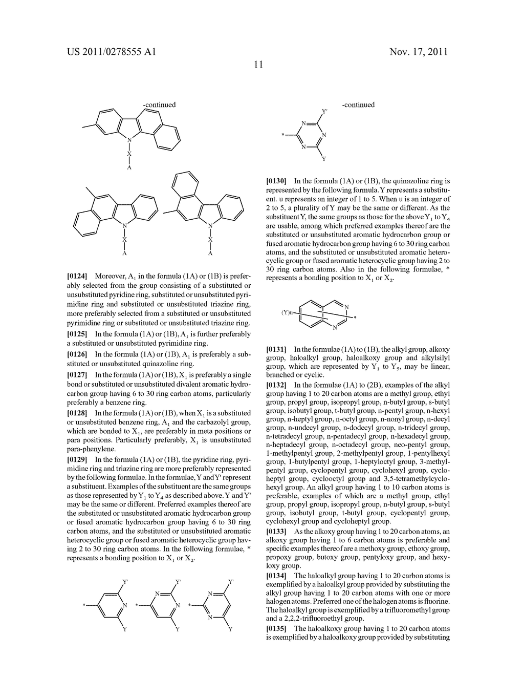 BISCARBAZOLE DERIVATIVE, MATERIAL FOR ORGANIC ELECTROLUMINESCENCE DEVICE     AND ORGANIC ELECTROLUMINESCENCE DEVICE USING THE SAME - diagram, schematic, and image 13