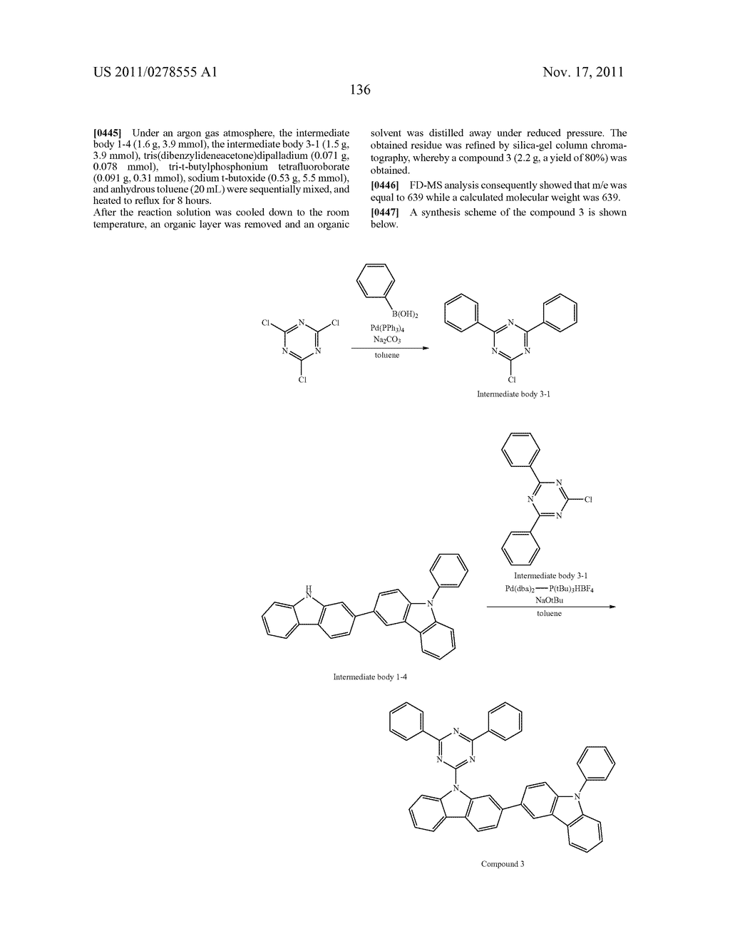 BISCARBAZOLE DERIVATIVE, MATERIAL FOR ORGANIC ELECTROLUMINESCENCE DEVICE     AND ORGANIC ELECTROLUMINESCENCE DEVICE USING THE SAME - diagram, schematic, and image 138
