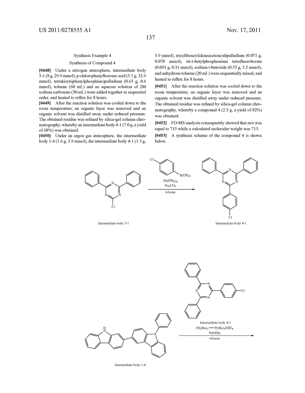 BISCARBAZOLE DERIVATIVE, MATERIAL FOR ORGANIC ELECTROLUMINESCENCE DEVICE     AND ORGANIC ELECTROLUMINESCENCE DEVICE USING THE SAME - diagram, schematic, and image 139