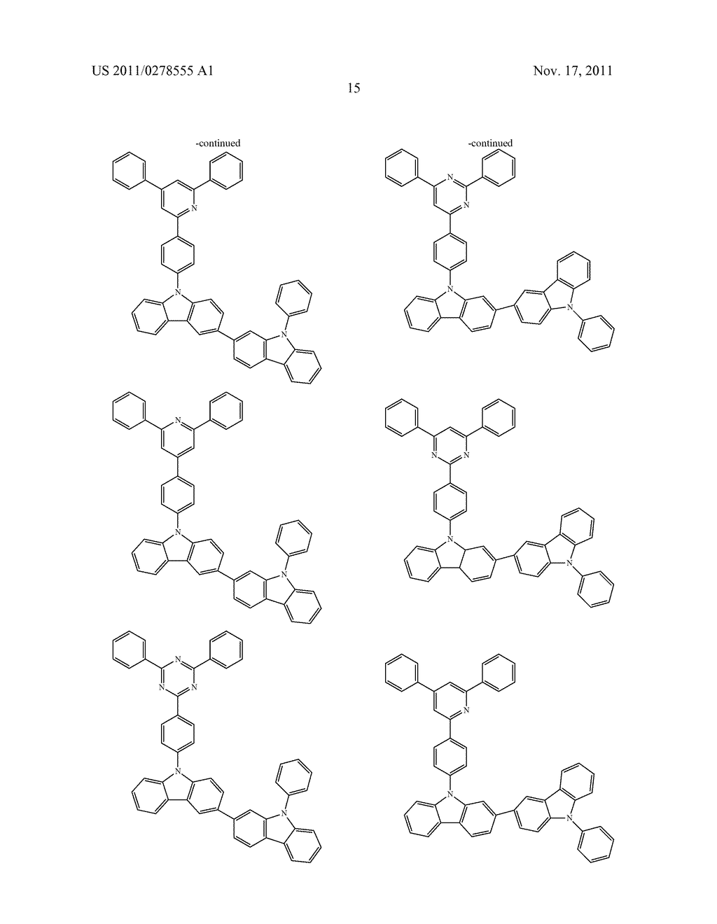 BISCARBAZOLE DERIVATIVE, MATERIAL FOR ORGANIC ELECTROLUMINESCENCE DEVICE     AND ORGANIC ELECTROLUMINESCENCE DEVICE USING THE SAME - diagram, schematic, and image 17