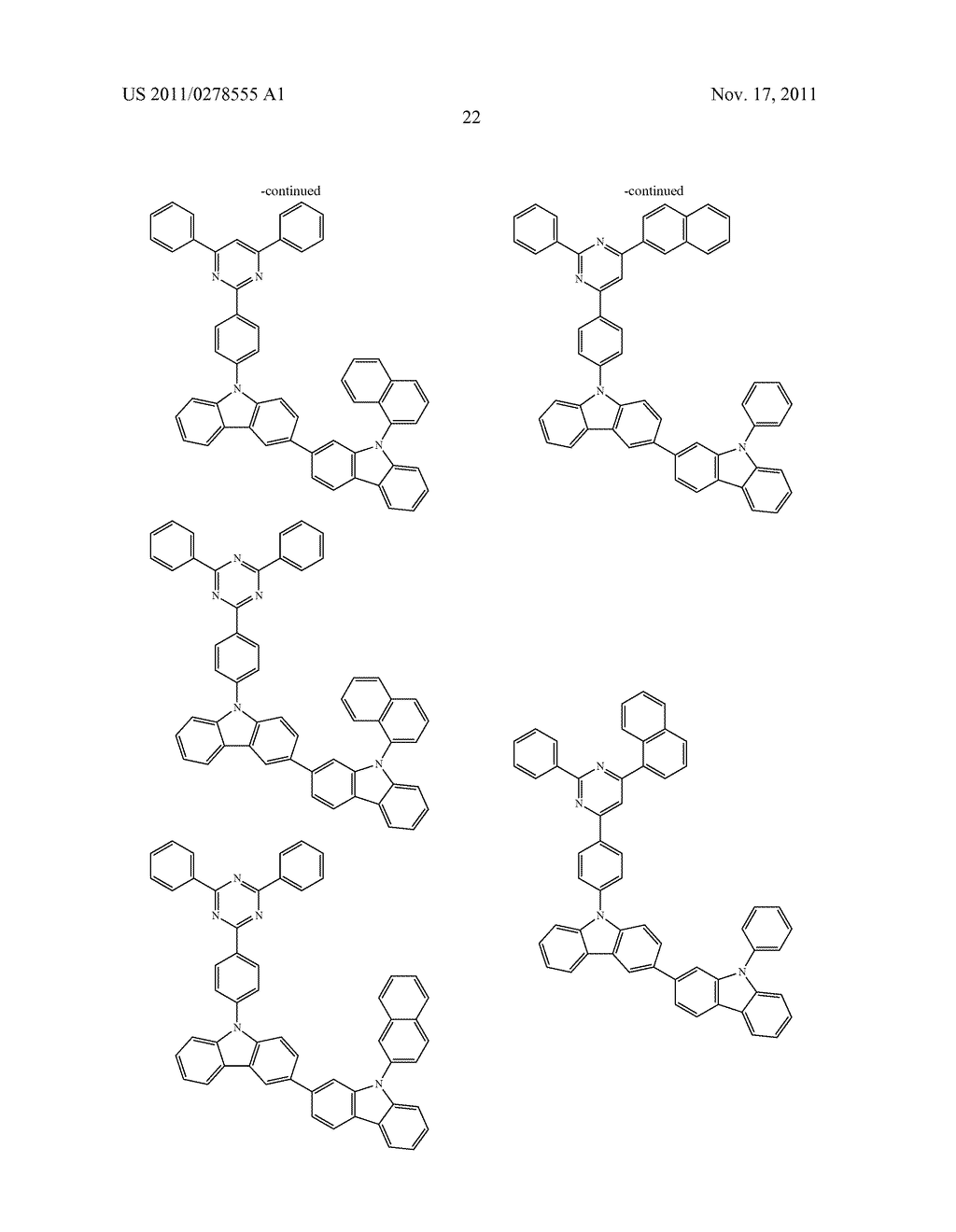 BISCARBAZOLE DERIVATIVE, MATERIAL FOR ORGANIC ELECTROLUMINESCENCE DEVICE     AND ORGANIC ELECTROLUMINESCENCE DEVICE USING THE SAME - diagram, schematic, and image 24