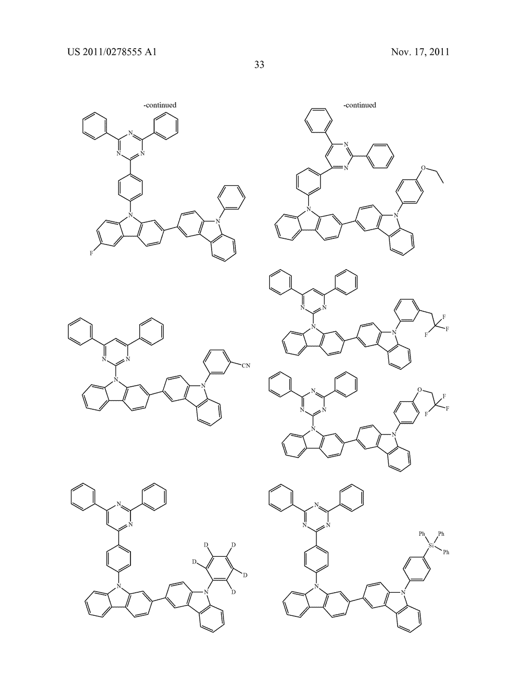 BISCARBAZOLE DERIVATIVE, MATERIAL FOR ORGANIC ELECTROLUMINESCENCE DEVICE     AND ORGANIC ELECTROLUMINESCENCE DEVICE USING THE SAME - diagram, schematic, and image 35