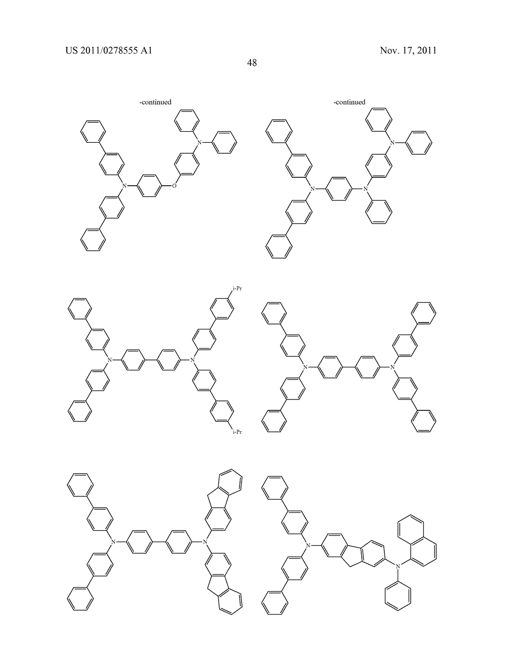 BISCARBAZOLE DERIVATIVE, MATERIAL FOR ORGANIC ELECTROLUMINESCENCE DEVICE     AND ORGANIC ELECTROLUMINESCENCE DEVICE USING THE SAME - diagram, schematic, and image 50