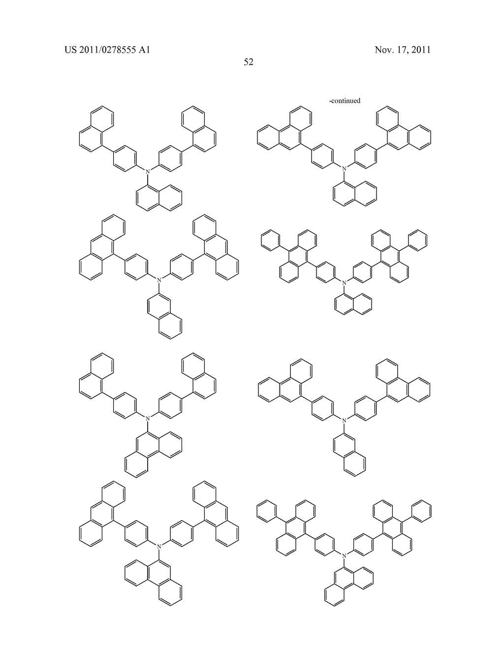 BISCARBAZOLE DERIVATIVE, MATERIAL FOR ORGANIC ELECTROLUMINESCENCE DEVICE     AND ORGANIC ELECTROLUMINESCENCE DEVICE USING THE SAME - diagram, schematic, and image 54