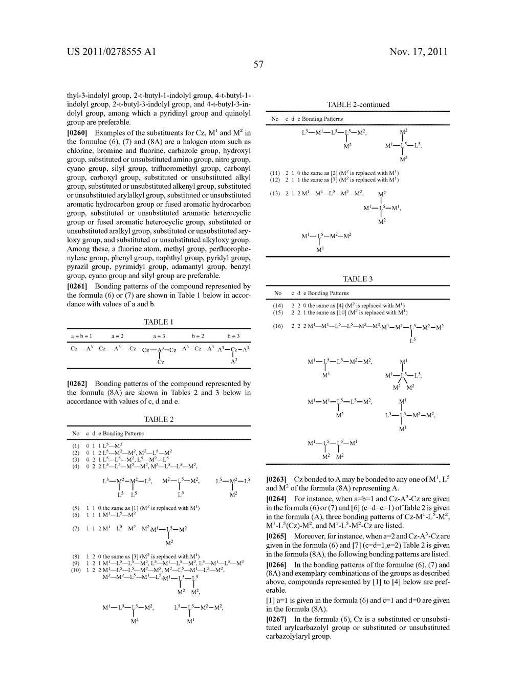 BISCARBAZOLE DERIVATIVE, MATERIAL FOR ORGANIC ELECTROLUMINESCENCE DEVICE     AND ORGANIC ELECTROLUMINESCENCE DEVICE USING THE SAME - diagram, schematic, and image 59