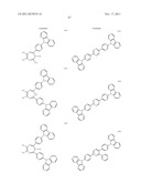 BISCARBAZOLE DERIVATIVE, MATERIAL FOR ORGANIC ELECTROLUMINESCENCE DEVICE     AND ORGANIC ELECTROLUMINESCENCE DEVICE USING THE SAME diagram and image