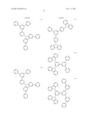 BISCARBAZOLE DERIVATIVE, MATERIAL FOR ORGANIC ELECTROLUMINESCENCE DEVICE     AND ORGANIC ELECTROLUMINESCENCE DEVICE USING THE SAME diagram and image