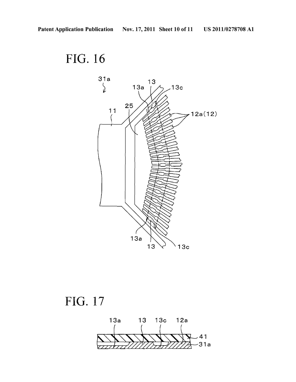 LEAD FRAME, SEMICONDUCTOR DEVICE, AND METHOD FOR MANUFACTURING     SEMICONDUCTOR DEVICE - diagram, schematic, and image 11