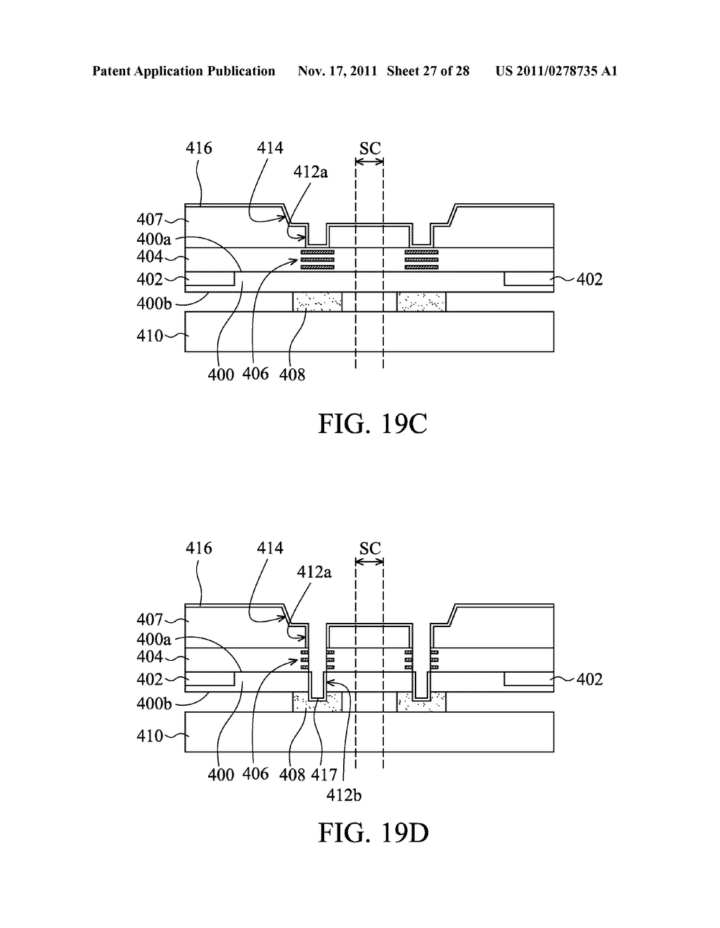 CHIP PACKAGE AND METHOD FOR FORMING THE SAME - diagram, schematic, and image 28