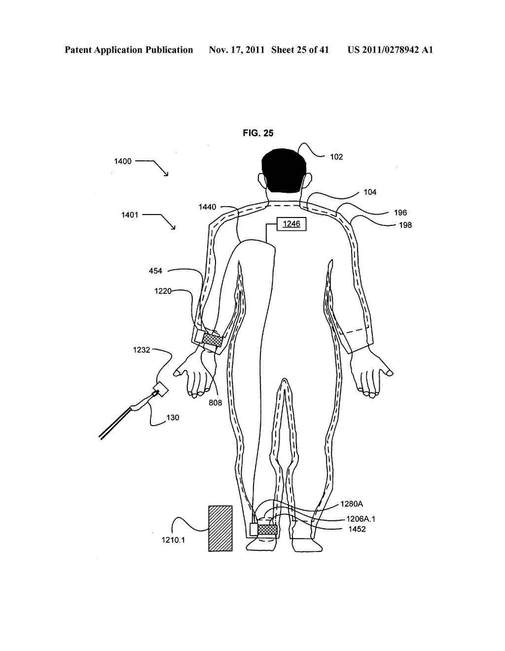 Wearable power source carryable by a health care provider - diagram, schematic, and image 26