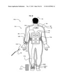 Wearable power source carryable by a health care provider diagram and image