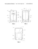 MOBILE WIRELESS COMMUNICATIONS DEVICE INCLUDING ELECTRICALLY CONDUCTIVE,     ELECTRICALLY FLOATING BEAM SHAPING ELEMENTS AND RELATED METHODS diagram and image