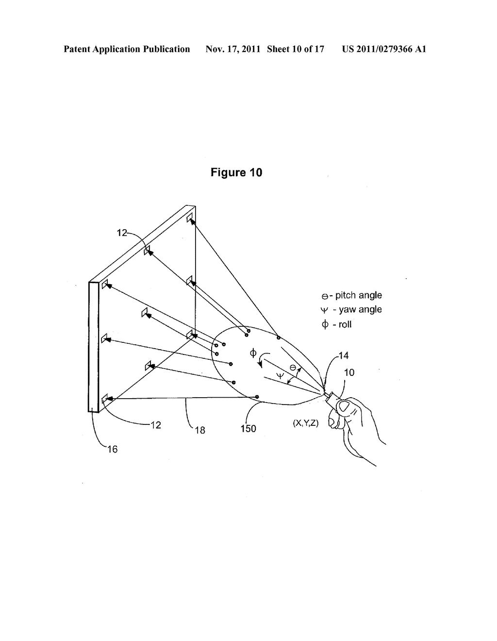 METHOD AND APPARATUS FOR RANGING FINDING, ORIENTING, AND/OR POSITIONING OF     SINGLE AND/OR MULTIPLE DEVICES - diagram, schematic, and image 11